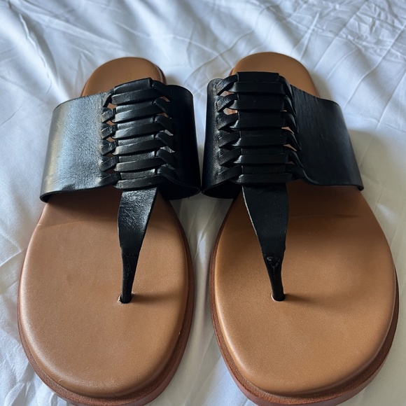 Cole Haan Women’s Black Felix Grand Thong Sandal Size 7 - Picture 3 of 7